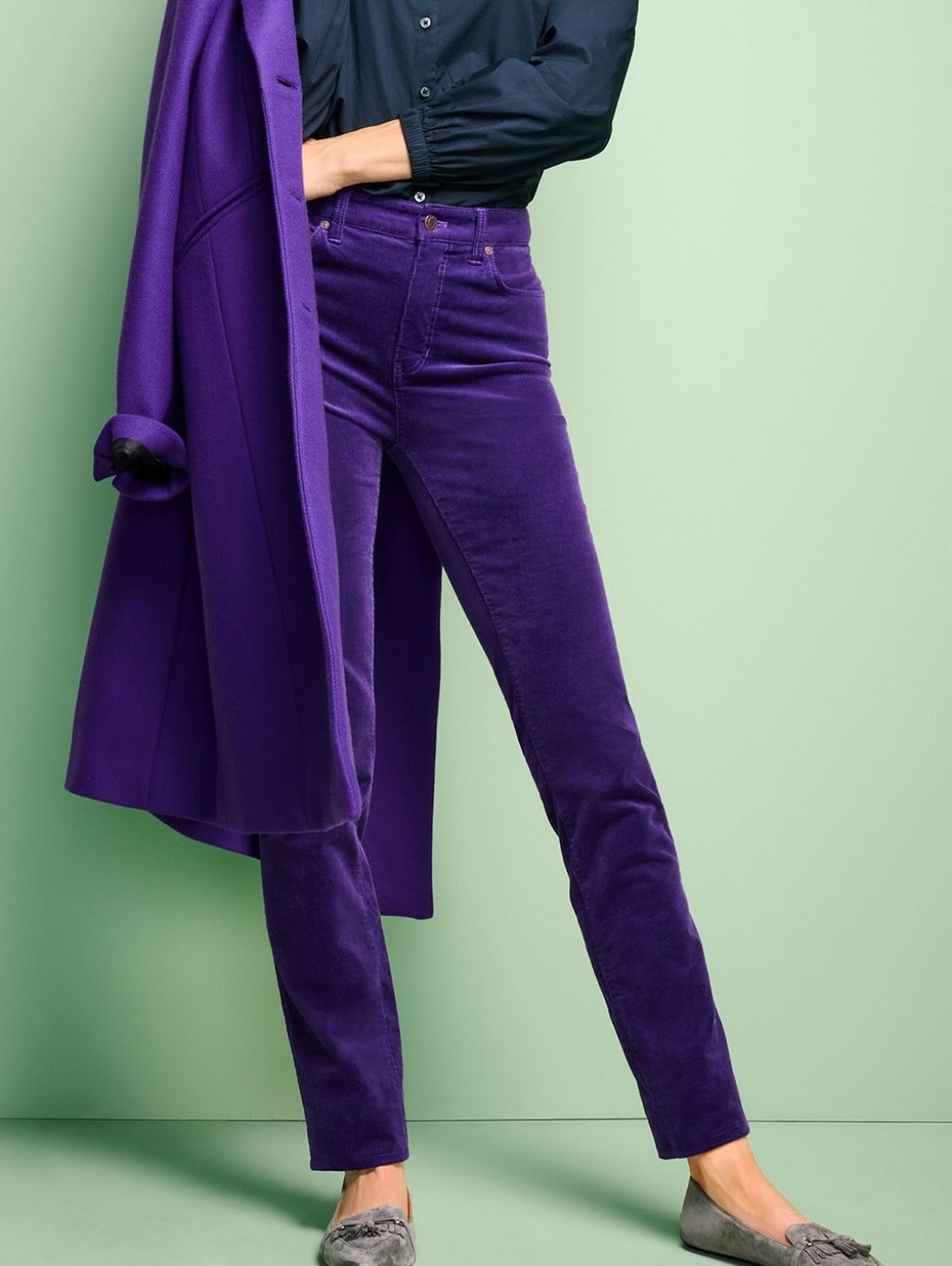 Vintage Purple High Rise Corduroy